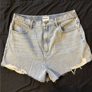 Show Me Your MuMu Blue Denim Shorts